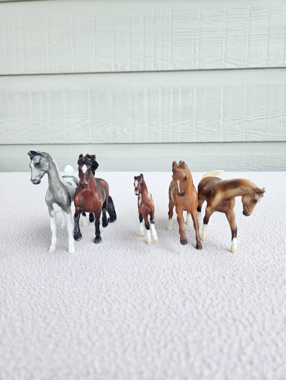 Breyer Reeves Stablemates Horse Figure Set of 5 VTG 1999 Saddlebred Quarter - Picture 12 of 15